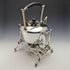 Around 1915 British Antique Silver Plate Kettle & Burner Stand Set Martin and Hall